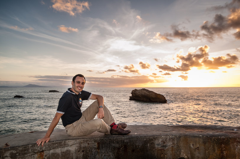 Me, in Biarritz (France)